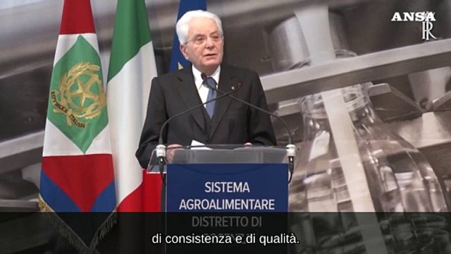 Mattarella: Il lavoro non e' una merce