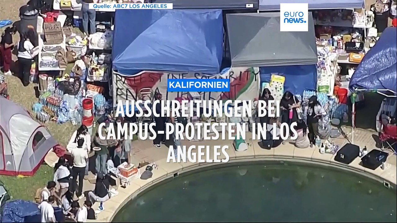 Uni-Proteste: Mehrere Studenten in Kalifornien verhaftet