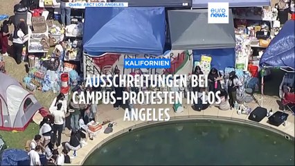 Uni-Proteste: Mehrere Studenten in Kalifornien verhaftet
