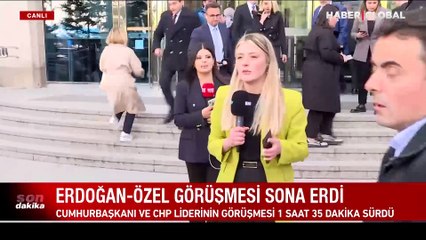 AK Parti Genel Merkezi'nde Erdoğan-Özel görüşmesi sona erdi