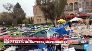 'Scenes of devastation' after police break up UCLA Gaza protest camp