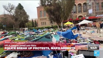 'Scenes of devastation' after police break up UCLA Gaza protest camp