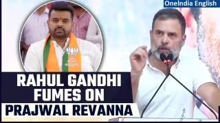 Karnataka: Rahul Gandhi Accuses BJP & PM Modi of Supporting Prajwal Revanna's Scandal |Oneindia News