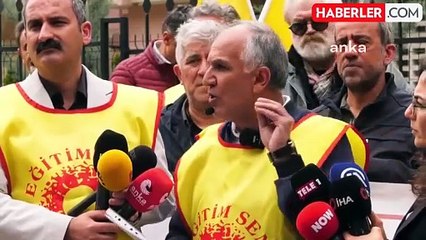 Eğitim Sen'den MEB Önünde 'Müfredat' Protestosu: "Laiklik ve Bilim Karşıtı Müfredatı Reddediyoruz"