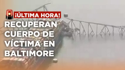 ¡Última Hora! Recuperan el cuerpo de quinta víctima del colapso del puente de Baltimore