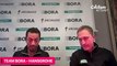 Cycling - Giro d'Italia 2024 - Daniel Martinez and Enrico Gasparatto form Bora-Hansgrohe before Giro
