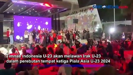 Gelar Nobar Timnas U-23 Indonesia vs Irak, Kemenpora Sajikan Hiburan Sebelum Laga