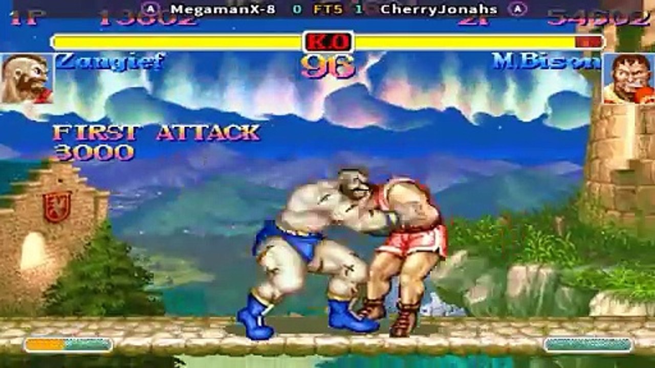 Super Street Fighter II X - MegamanX-8 vs CherryJonahs FT5