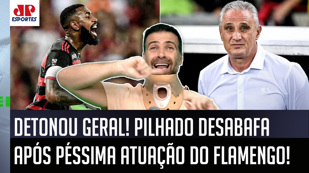 "É RIDÍCULO! NÃO TEM MAIS DESCULPA! O Flamengo do Tite VIROU UM TIME de..." Pilhado DETONA!