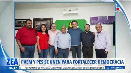 El PES y el Partido Verde se unen para dar continuidad a la 4T