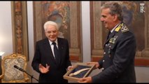 Mattarella riceve il comandante della Gdf e delegazione alpini
