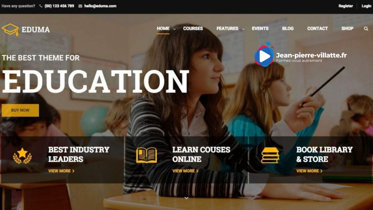 Les réglages de base EDUMA Learn Press