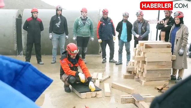 Trabzon AFAD, Ortahisar Belediyesi Arama Kurtarma Ekibine Deprem Eğitimi Verdi