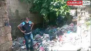 Şanlıurfa'da bir evden 3 kamyon çöp çıktı