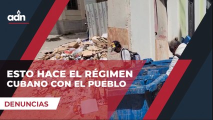 Esto hace el régimen cubano con el pueblo