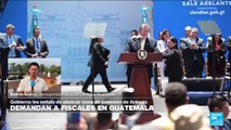 Informe desde Antigua: demandan a fiscales en Guatemala por obstruir posesión del presidente