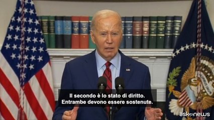 Biden: Non c'? posto in nessun campus per antisemitismo e razzismo