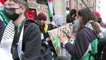 L'Ecole de journalisme de Lille bloquée par des manifestants en soutien à Gaza