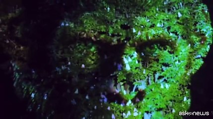 A Milano show di tree mapping per "Il regno del pianeta delle scimmie"