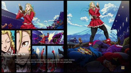 Street Fighter V - Arcade Mode + Secret Fight - Karin - Hardest - SF5 Route [1CC]