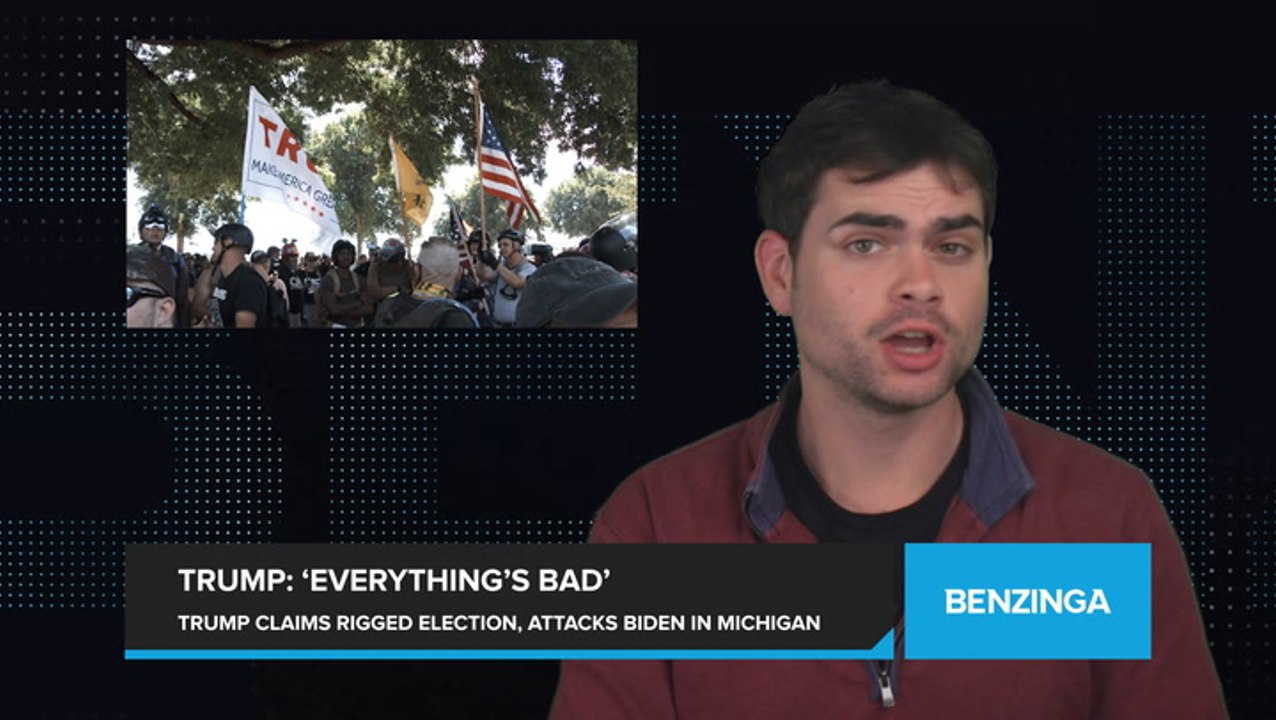 Trump Doubles Down on Claims of Election Rigging in Michigan Rally, Says 'Everything's Bad' Under 'Crooked Joe Biden'