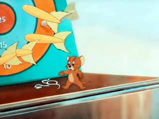 Tom and jerry the million dollar cat pal print