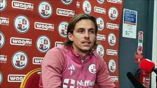 Crawley Town striker Danilo Orsi looks ahead to the League Two play-off semi-final against MK Dons