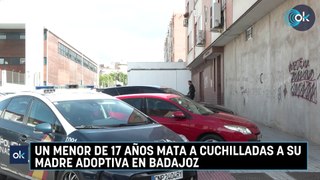 Un menor de 17 años mata a cuchilladas a su madre adoptiva en Badajoz