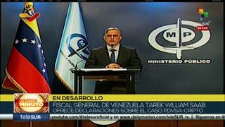 Fiscal General de Venezuela presenta nuevas pruebas de trama de corrupción