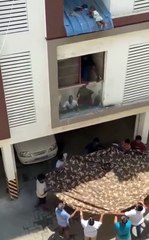 Héros du jour, il sauve un bébé coincé sur un balcon