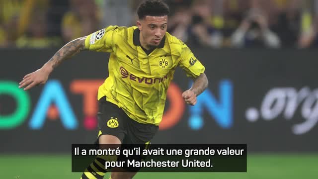 Man United - Ten Hag : Sancho a une grande valeur pour Manchester United