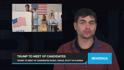 Trump to Meet Potential VP Picks Rubio, Vance, Scott at Florida Donor Retreat