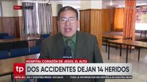 Feriado de 1 de mayo: Dos accidentes dejan cuatro fallecidos y 14 heridos en la carretera a Oruro