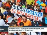 Trabajadores y trabajadoras del edo. Nueva Esparta se movilizan en respaldo al Pdte. Nicolás Maduro