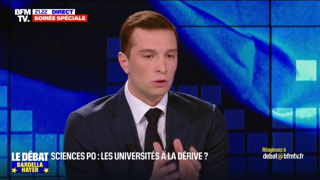 Jordan Bardella: L'extrême gauche joue la stratégie du chaos dans notre pays, en transformant nos rues, nos assemblées, nos parlements, nos écoles et nos universités en ZAD