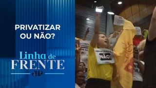 Audiência da Sabesp tem confusão em São Paulo | LINHA DE FRENTE