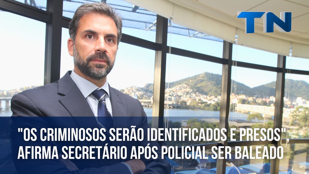 "Os criminosos serão identificados e presos", afirma secretário após Policial ser baleado