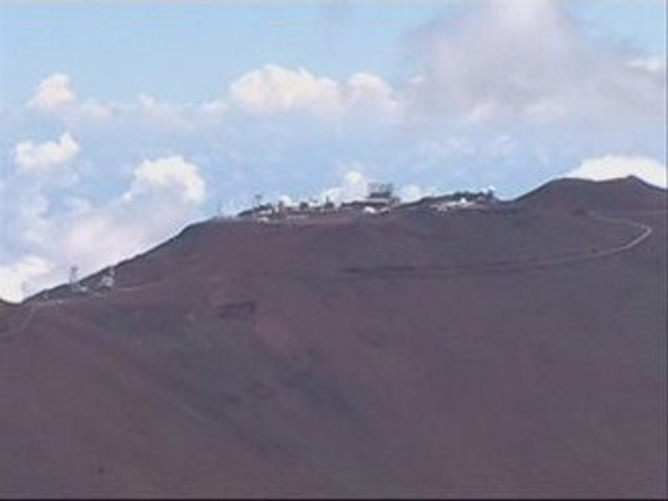 Helicopter flight Haleakala Crater Maui Hawaii 2007
