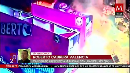 "Es un ataque directo a nuestra campaña": Roberto Cabrera sobre la quema de propaganda del PAN