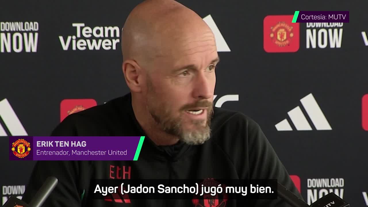 TEN HAG comienza A RECULAR tras las ACTUACIONES de JADON SANCHO