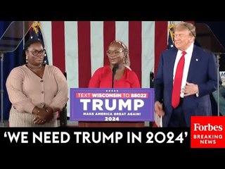 WI Vegan Restaurant Owner Joins Trump Onstage: 'Maybe You Can Convince Me With That Vegan Food'