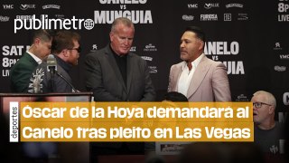 ¡Gancho al hígado! Óscar de la Hoya demandará al Canelo tras pleito en Las Vegas