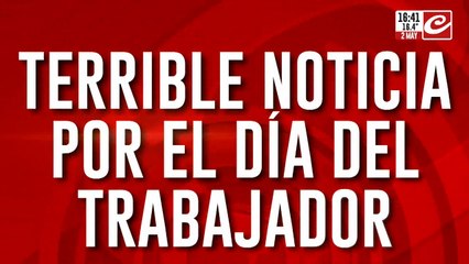 Terrible noticia por el Día del Trabajador: lo echaron tras 39 años de trabajo