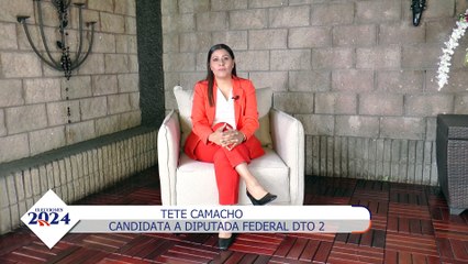 Teté Camacho, Candidata a Diputada Federal por el distrito 2 por MC
