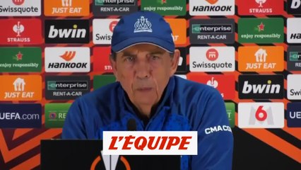 Gasset « Un gout un peu amer... » - Foot - C1 - OM