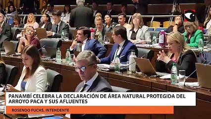 Panambí celebra la declaración de área natural protegida del Arroyo Paca y sus afluentes