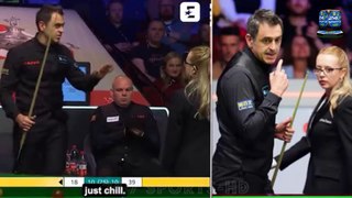 Ronnie O'Sullivan is Slammed for Telling Female Referee to to 'Just Chill' in Row Over Noisy Fans