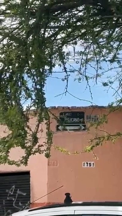 La calle Pelícano, en la colonia Del Fresno de Guadalajara, se encuentra en estas condiciones
