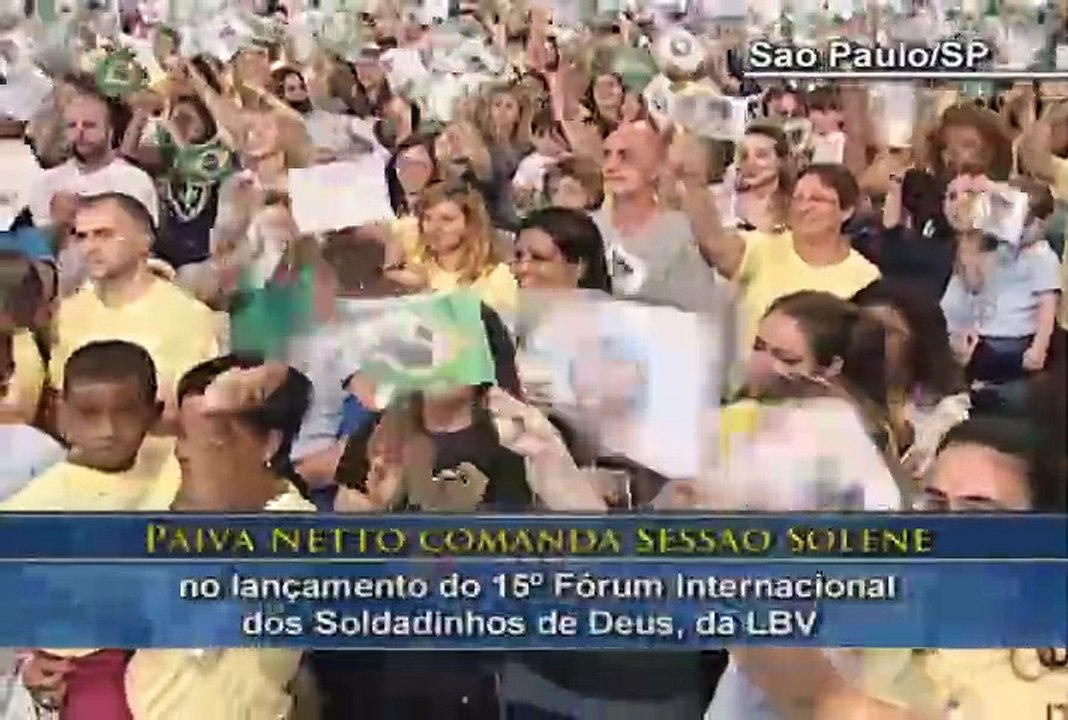 Paiva Netto dedica recado aos Soldadinhos de Deus, da LBV