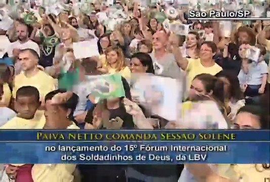 Paiva Netto dedica recado aos Soldadinhos de Deus, da LBV